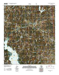 Moore Grove Texas Historical topographic map, 1:24000 scale, 7.5 X 7.5 Minute, Year 2010