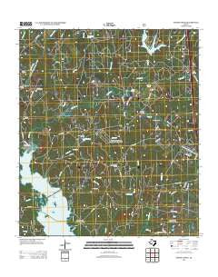 Moore Grove Texas Historical topographic map, 1:24000 scale, 7.5 X 7.5 Minute, Year 2013