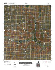 Moore Hill Texas Historical topographic map, 1:24000 scale, 7.5 X 7.5 Minute, Year 2010