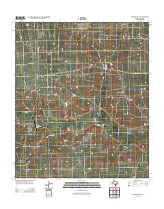 Moore Hill Texas Historical topographic map, 1:24000 scale, 7.5 X 7.5 Minute, Year 2012