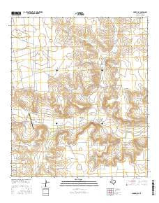 Moore Hill Texas Current topographic map, 1:24000 scale, 7.5 X 7.5 Minute, Year 2016