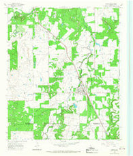 Moran Texas Historical topographic map, 1:24000 scale, 7.5 X 7.5 Minute, Year 1965
