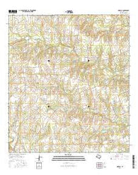 Moravia Texas Current topographic map, 1:24000 scale, 7.5 X 7.5 Minute, Year 2016