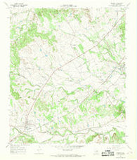 Morgan Texas Historical topographic map, 1:24000 scale, 7.5 X 7.5 Minute, Year 1966