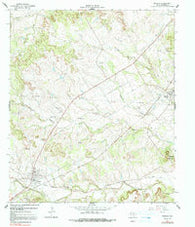Morgan Texas Historical topographic map, 1:24000 scale, 7.5 X 7.5 Minute, Year 1966