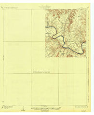 Morgan Texas Historical topographic map, 1:62500 scale, 15 X 15 Minute, Year 1931
