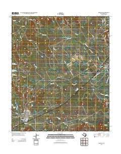 Morgan Texas Historical topographic map, 1:24000 scale, 7.5 X 7.5 Minute, Year 2012