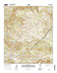 Morgan Texas Current topographic map, 1:24000 scale, 7.5 X 7.5 Minute, Year 2016