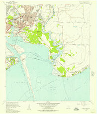 Morgan Point Texas Historical topographic map, 1:24000 scale, 7.5 X 7.5 Minute, Year 1956