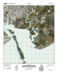 Morgans Point Texas Historical topographic map, 1:24000 scale, 7.5 X 7.5 Minute, Year 2010