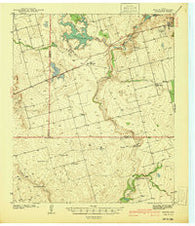 Morita Texas Historical topographic map, 1:62500 scale, 15 X 15 Minute, Year 1941