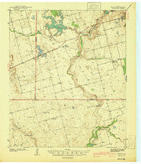 Morita Texas Historical topographic map, 1:62500 scale, 15 X 15 Minute, Year 1941