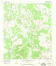 Mormon Mill Texas Historical topographic map, 1:24000 scale, 7.5 X 7.5 Minute, Year 1967