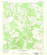 Mormon Mill Texas Historical topographic map, 1:24000 scale, 7.5 X 7.5 Minute, Year 1967