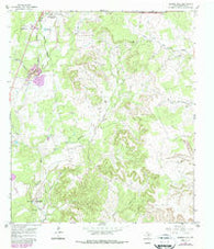 Mormon Mill Texas Historical topographic map, 1:24000 scale, 7.5 X 7.5 Minute, Year 1967