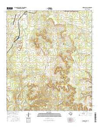Mormon Mill Texas Current topographic map, 1:24000 scale, 7.5 X 7.5 Minute, Year 2016