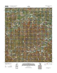 Morris Ranch Texas Historical topographic map, 1:24000 scale, 7.5 X 7.5 Minute, Year 2012