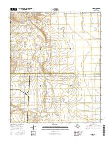 Morse Texas Current topographic map, 1:24000 scale, 7.5 X 7.5 Minute, Year 2016