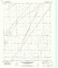 Morse SE Texas Historical topographic map, 1:24000 scale, 7.5 X 7.5 Minute, Year 1974