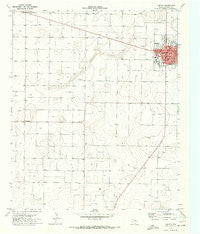 Morton Texas Historical topographic map, 1:24000 scale, 7.5 X 7.5 Minute, Year 1971