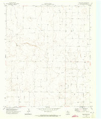 Morton NW Texas Historical topographic map, 1:24000 scale, 7.5 X 7.5 Minute, Year 1970