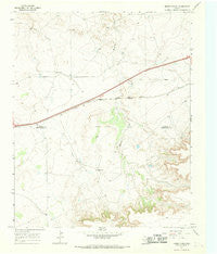 Moser Ranch Texas Historical topographic map, 1:24000 scale, 7.5 X 7.5 Minute, Year 1966
