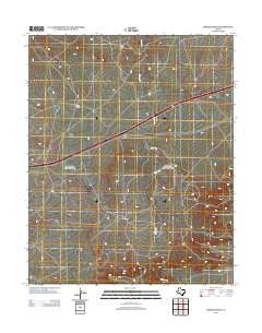 Moser Ranch Texas Historical topographic map, 1:24000 scale, 7.5 X 7.5 Minute, Year 2012