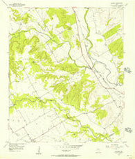 Mosheim Texas Historical topographic map, 1:24000 scale, 7.5 X 7.5 Minute, Year 1956