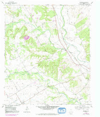 Mosheim Texas Historical topographic map, 1:24000 scale, 7.5 X 7.5 Minute, Year 1956