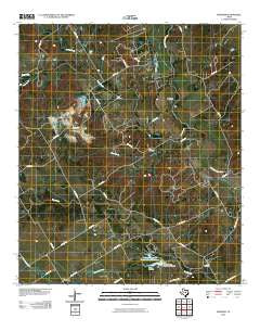 Mosheim Texas Historical topographic map, 1:24000 scale, 7.5 X 7.5 Minute, Year 2010