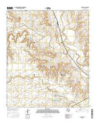 Mosheim Texas Current topographic map, 1:24000 scale, 7.5 X 7.5 Minute, Year 2016
