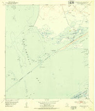 Mosquito Point Texas Historical topographic map, 1:24000 scale, 7.5 X 7.5 Minute, Year 1952
