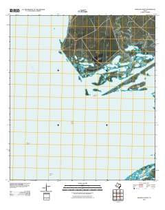 Mosquito Point Texas Historical topographic map, 1:24000 scale, 7.5 X 7.5 Minute, Year 2010