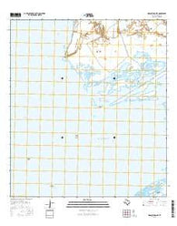 Mosquito Point Texas Current topographic map, 1:24000 scale, 7.5 X 7.5 Minute, Year 2016