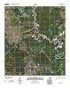 Moss Bluff Texas Historical topographic map, 1:24000 scale, 7.5 X 7.5 Minute, Year 2010