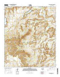 Moss Creek Lake Texas Current topographic map, 1:24000 scale, 7.5 X 7.5 Minute, Year 2016