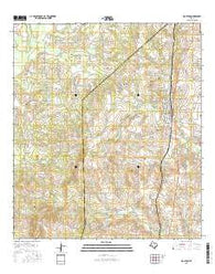 Moulton Texas Current topographic map, 1:24000 scale, 7.5 X 7.5 Minute, Year 2016