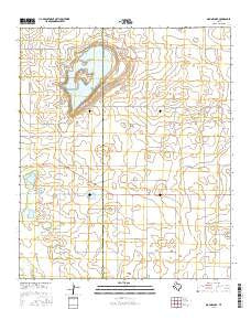 Mound Lake Texas Current topographic map, 1:24000 scale, 7.5 X 7.5 Minute, Year 2016