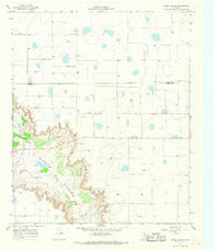 Mount Blanco Texas Historical topographic map, 1:24000 scale, 7.5 X 7.5 Minute, Year 1966