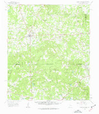 Mount Enterprise Texas Historical topographic map, 1:62500 scale, 15 X 15 Minute, Year 1960