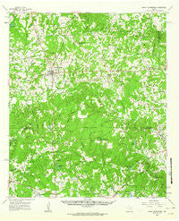 Mount Enterprise Texas Historical topographic map, 1:62500 scale, 15 X 15 Minute, Year 1960