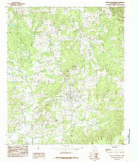 Mount Enterprise Texas Historical topographic map, 1:24000 scale, 7.5 X 7.5 Minute, Year 1984