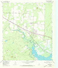 Mount Nebo Texas Historical topographic map, 1:24000 scale, 7.5 X 7.5 Minute, Year 1957