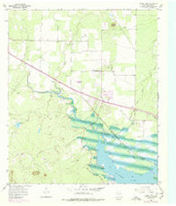 Mount Nebo Texas Historical topographic map, 1:24000 scale, 7.5 X 7.5 Minute, Year 1957