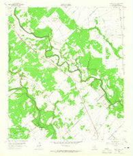 Mount Olive Texas Historical topographic map, 1:24000 scale, 7.5 X 7.5 Minute, Year 1963
