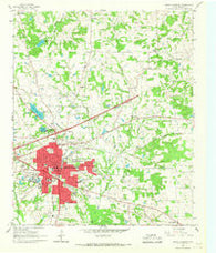 Mount Pleasant Texas Historical topographic map, 1:24000 scale, 7.5 X 7.5 Minute, Year 1965