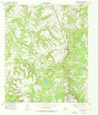 Mount Selman Texas Historical topographic map, 1:24000 scale, 7.5 X 7.5 Minute, Year 1973