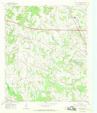 Mount Sylvan Texas Historical topographic map, 1:24000 scale, 7.5 X 7.5 Minute, Year 1966