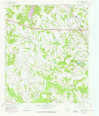 Mount Sylvan Texas Historical topographic map, 1:24000 scale, 7.5 X 7.5 Minute, Year 1966