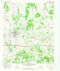 Mount Vernon Texas Historical topographic map, 1:24000 scale, 7.5 X 7.5 Minute, Year 1964